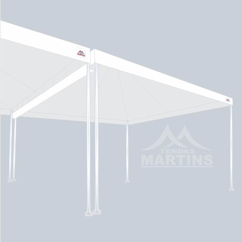 Calha Lona PVC para Tenda Piramidal